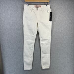 G by Giuliana Jeans Womens Small White Disney Alice Through the Looking Glass